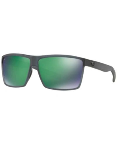 Costa Del Mar Polarized Sunglasses, Rincon 64 In Grey/ Green Mirror ...