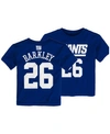 OUTERSTUFF SAQUON BARKLEY NEW YORK GIANTS MAINLINER PLAYER T-SHIRT, TODDLER BOYS (2T-4T)