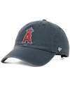 47 Brand Los Angeles Angels Of Anaheim Clean Up Cap In Navy