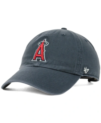47 Brand Los Angeles Angels Of Anaheim Clean Up Cap In Navy