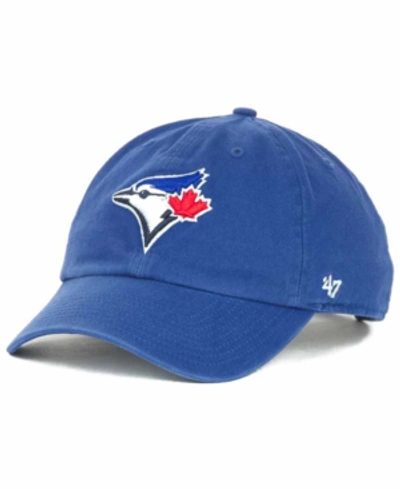 47 Brand Toronto Blue Jays Clean Up Hat In Royalblue