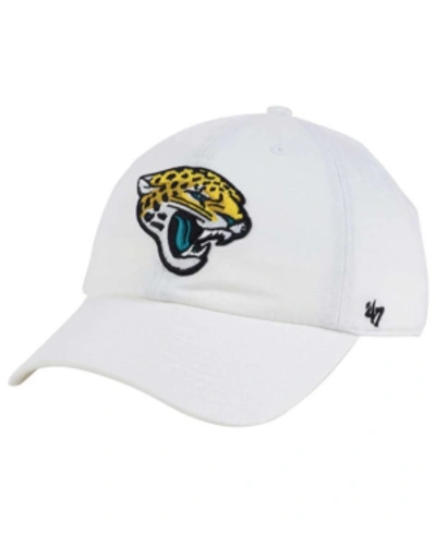 47 Brand Jacksonville Jaguars Clean Up Cap In White