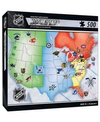 MASTERPIECES PUZZLE COMPANY MASTERPIECES PUZZLE COMPANY NHL 500 PIECE MAP PUZZLE