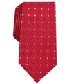 Club Room Men's Linked Neat Tie, Created For Macy's In Red