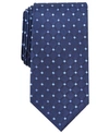 Club Room Men's Linked Neat Tie, Created For Macy's In Navy