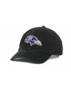 47 Brand Baltimore Ravens Clean Up Cap In Black