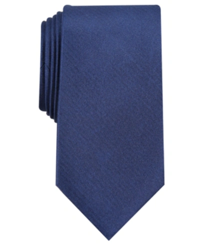 Club Room Men's Solid Tie, Created For Macy's In Navy