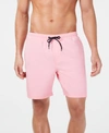 CLUB ROOM MEN'S QUICK-DRY PERFORMANCE SOLID 7" SWIM TRUNKS, CREATED FOR MACY'S