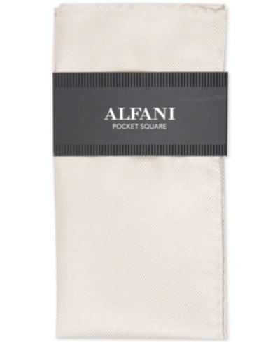 Alfani Men's Solid Pocket Square, Created For Macy's In Champagne