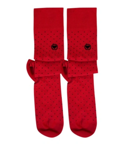 Love Sock Company Men's Knee High Socks In Red