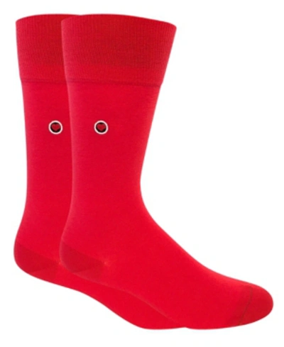 Love Sock Company Men's Solid Socks In Red