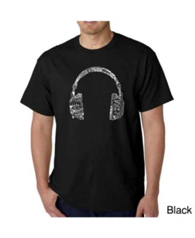 LA POP ART MENS WORD ART T-SHIRT