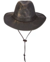 DORFMAN PACIFIC MEN'S WEATHERED BIG-BRIM SAFARI HAT