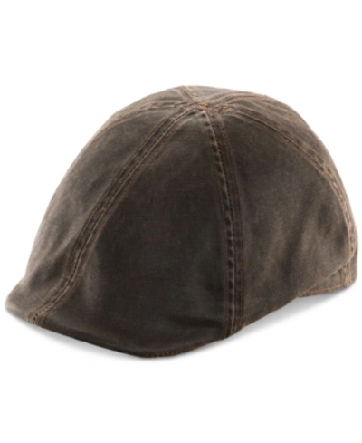 Dorfman Pacific Weathered Ivy Cap In Brown