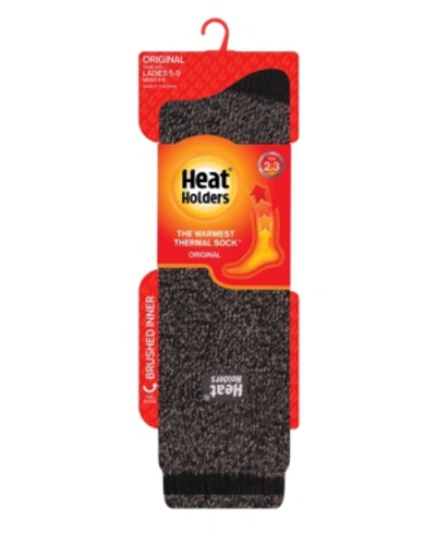 Heat Holders Women's Original Long Twist Thermal Socks In Black
