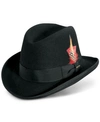 SCALA MEN'S WOOL HOMBURG HAT