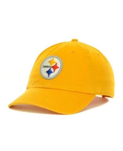 47 Brand Pittsburgh Steelers Clean Up Cap In Yellow