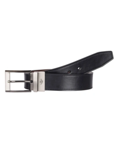Dockers Two-tone Finish Dress Belt In Blk/brn