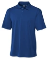 Cutter & Buck Genre Drytec Moisture Wicking Polo In Sapphire