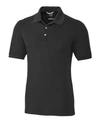 Cutter & Buck Advantage Tri-blend Pique Mens Big And Tall Polo Shirt In Black