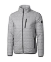 Cutter & Buck Rainier Primaloft(r) Insulated Jacket In Gray