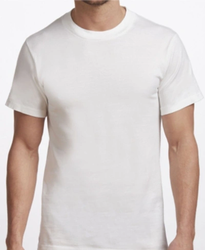 Stanfield's Premium Cotton Men's 2 Pack Crew Neck Undershirt In White