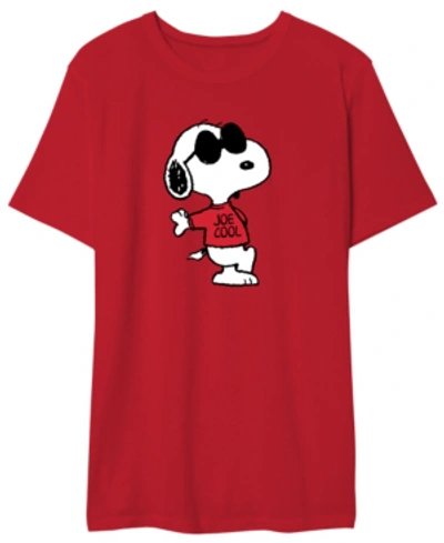 Hybrid Peanuts Men's Joe Cool Tee In Red