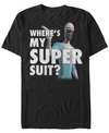 THE INCREDIBLES DISNEY PIXAR MEN'S THE INCREDIBLES FROZONE WHERE'S MY SUPER SUIT SHORT SLEEVE T-SHIRT