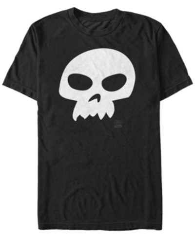 Toy Story Disney Pixar Men's  Sid Skull Costume Short Sleeve T-shirt In Black