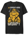 Disney Princess Disney Men's Snow White Currently Grumpy Short Sleeve T-shirt In Black