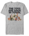 TOY STORY DISNEY PIXAR MEN'S TOY STORY TOYS ARE BACK IN TOWN SHORT SLEEVE T-SHIRT
