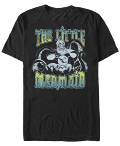 Disney Princess Disney Men's The Little Mermaid Ursula Sea Short Sleeve T-shirt In Black