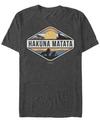 LION KING DISNEY MEN'S THE LION KING HAKUNA MATATA EMBLEM SHORT SLEEVE T-SHIRT