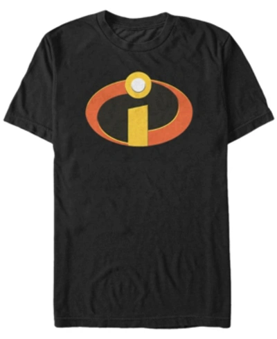 The Incredibles Men's Incredible Logo Short Sleeve Crew T-shirt In Black