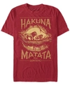 LION KING DISNEY MEN'S THE LION KING LIVE ACTION HAKUNA MATATA SHORT SLEEVE T-SHIRT