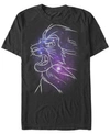 Lion King Disney Men's The  Fireflies And Kings Short Sleeve T-shirt In Black