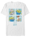 TOY STORY DISNEY PIXAR MEN'S TOY STORY CHARACTER BOXES SHORT SLEEVE T-SHIRT