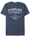 Star Trek Men's Starfleet Academy Established 2161 Short Sleeve T-shirt In Navy Heath