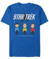 STAR TREK STAR TREK MEN'S THE ORIGINAL SERIES PIXELATED CREW SHORT SLEEVE T-SHIRT