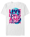 STAR TREK STAR TREK MEN'S THE ORIGINAL SERIES SPOCK LIVE LONG AND PROSPER SHORT SLEEVE T-SHIRT