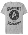 Star Trek Men's Starfleet Academy Starfleet Complete Insignia Short Sleeve T-shirt In Athletic H