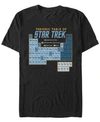 STAR TREK STAR TREK MEN'S THE ORIGINAL SERIES PERIODIC TABLE SHORT SLEEVE T-SHIRT