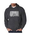 LA POP ART MEN'S WORD ART HOODIE