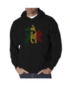 LA POP ART MEN'S WORD ART HOODIE, ONE LOVE