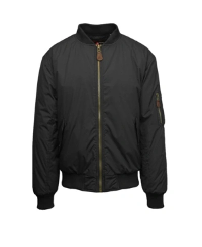 Galaxy By Harvic Spire By Galaxy Men's Flight Jacket In Black