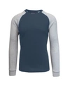 GALAXY BY HARVIC MEN'S LONG SLEEVE THERMAL SHIRT WITH CONTRAST RAGLAN TRIM ON SLEEVES
