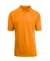 Galaxy By Harvic Men's Short Sleeve Pique Polo Shirts In Orange