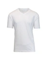 Galaxy By Harvic Men's Short Sleeve V-neck T-shirt In White