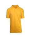 Galaxy By Harvic Men's Short Sleeve Pique Polo Shirts In Gold