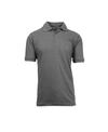 Galaxy By Harvic Men's Short Sleeve Pique Polo Shirts In Charcoal